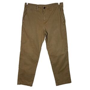 American Eagle Flex Original Straight Khaki Chino Pants 30x30 Casual Uniform